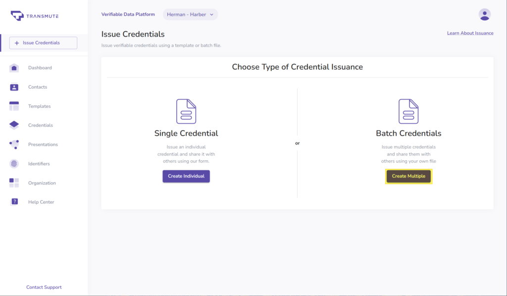 Create batch from files